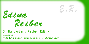 edina reiber business card